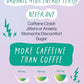 High Caffeine Tea (155 Mg) - Kubo Tea: Organic Tropical Green Tea Bags For Clean Energy & Focus | Healthy Coffee Substitute | Refreshing Caffeine Blend | 20 Ct | Compostable Packaging
