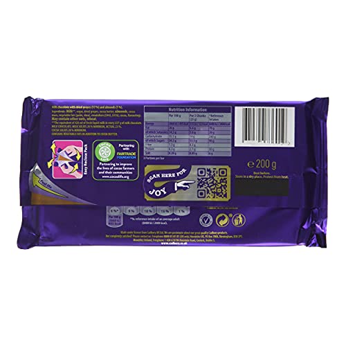 Cadbury Dairy Milk Fruit & Nut Milk Chocolate Bar, 200G