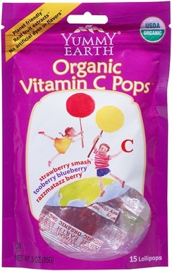 Yummy Earth Lollipop Og2 Vitamin C 3 Oz