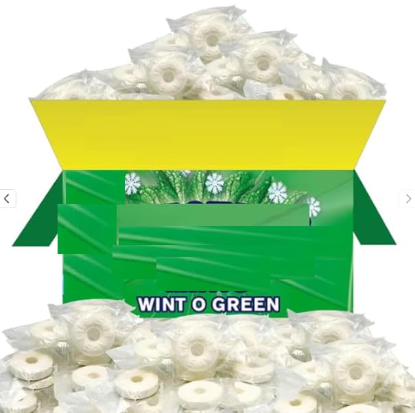 Wint O Green Hard Candy 10 lbs Bulk Pack of Mints Individually Wrapped Bulk Mints for Parties and Events Ideal Wintermint Candy 