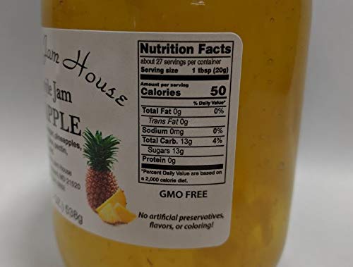 Homestyle Pineapple Jam - One Pint - Grandma'S Jam House