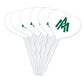 GRAPHICS & MORE Cupcake Picks Toppers Set of 6 - Acrylic - University of Arkansas at Monticello Heart Love Design