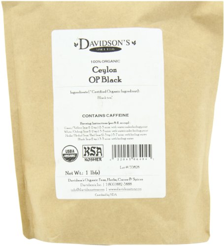 Davidson'S Tea Bulk, Ceylon Op Black, 1 Lb Bag