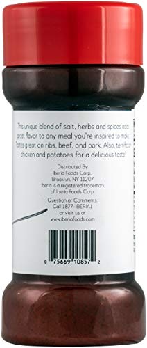 Iberia Seasoning Salt, 12 Ounce, Pack of 1, Flavorful Seasoning for Cooking