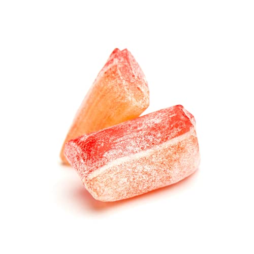 Butterfields Gourmet Old-Fashioned Peach Buds Hard Candy, Gluten Free, 2.5 oz (3-Pack), Made with 100% Real Cane Sugar, Handcrafted in the USA