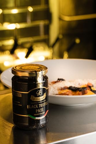 La Rustichella - Black Truffle Pat 9.88 oz (280 gr) - 100% Made in Italy | Vegan  Gluten-Free  Cholesterol-Free