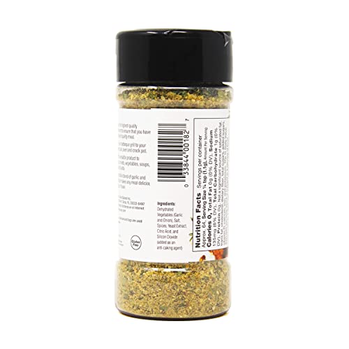 Badia Garlic & Herbs All-Purpose Seasoning, 2.5 oz (Pack of 12), Off White with Herbs & Garlic Granules
