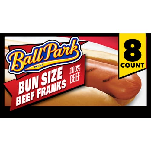 Ball Park Bun Length Beef Hot Dogs, 15 Oz, 8 Count