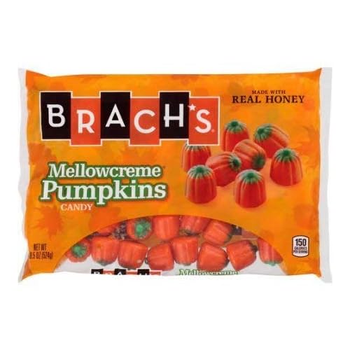 Brach s Mellowcreme Pumpkins 4 Pack Made with Real Honey (4-11oz Bags)