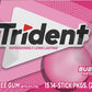 Trident Bubble Gum 14 Stick (15) Count (Original Version) (Original Version)