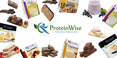 Proteinwise High Protein Vanilla Wafers, Low Carb Snack, 1 Ounce (Pack of 5) - Trans-Fat Free, Cholesterol Free, Low Sodium