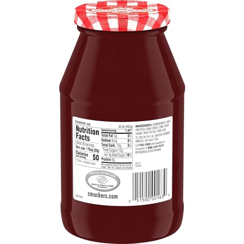 Smuckers Strawberry Jam, 32 Ounces