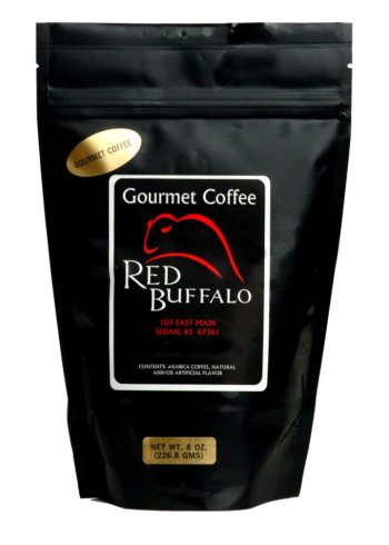Red Buffalo Cherry Chocolate Flavored Decaf Coffee, Ground, 12 ounce