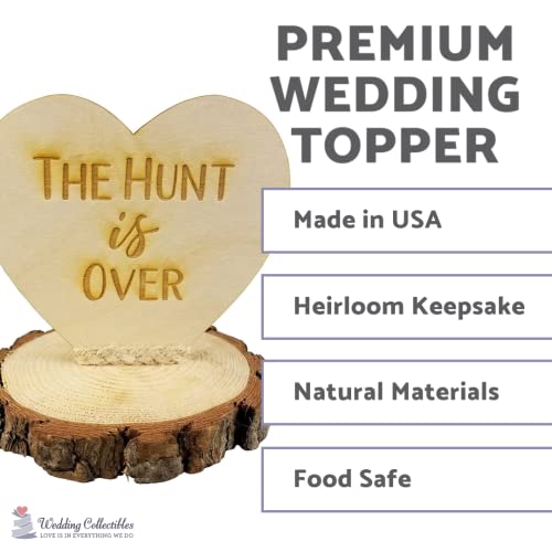 Wedding Collectibles Rustic Wood Hunting Wedding Cake Topper - Model 104136
