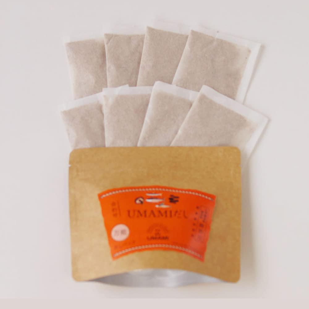 Japanese Dashi Packet Awase (Blend), Dashi Broth Soup Stock, No Msg, 10G Packet X 8, On The Umami