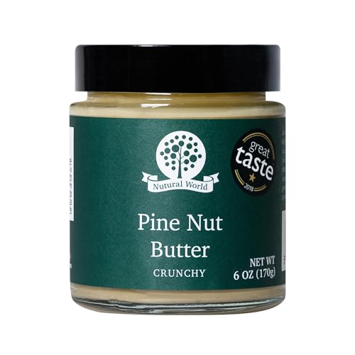 Nutural World - Crunchy Pine Nut Butter 6 Oz (170G) Great Taste Award Winner
