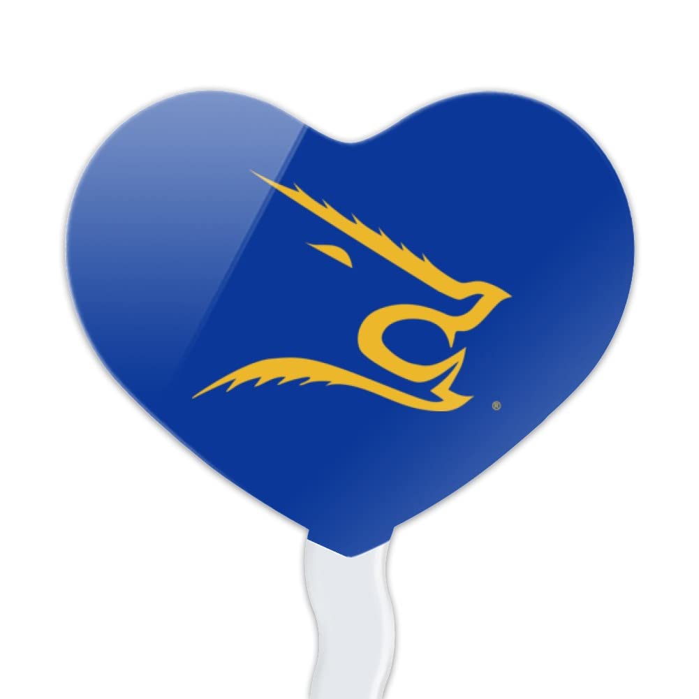 GRAPHICS & MORE Cupcake Picks Set of 6, Texas A&M Kingsville Heart Decoration, Acrylic, One Size