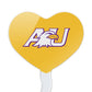 GRAPHICS & MORE Cupcake Picks Set of 6 - Acrylic Heart Decoration - Ashland University