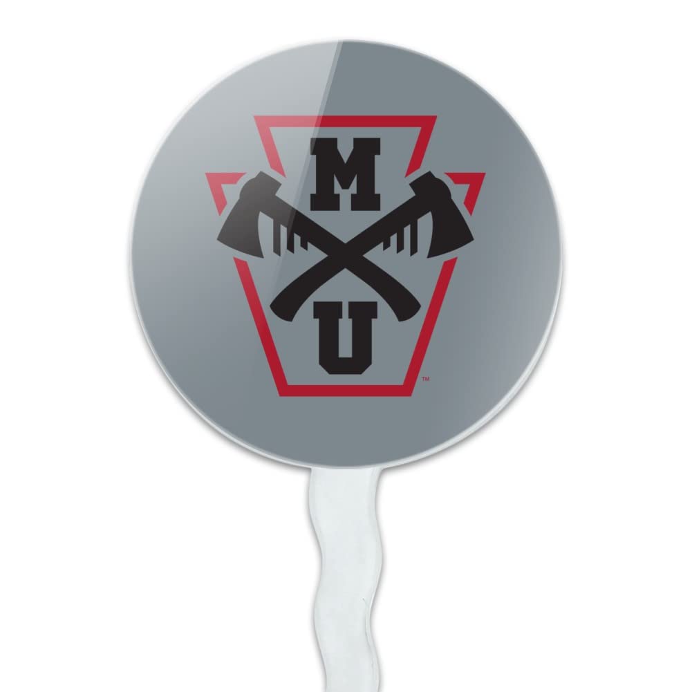 Mansfield University Secondary Logo Cupcake Picks Toppers Decoration Set Of 6