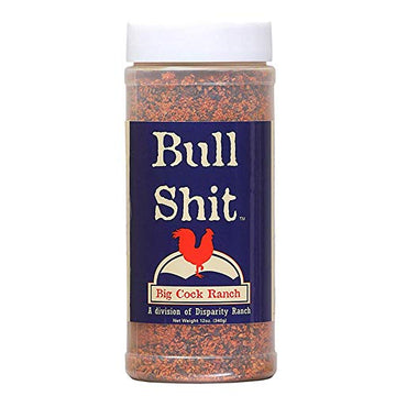 Bull Shit Steak Seasoning, Net Wt 12Oz