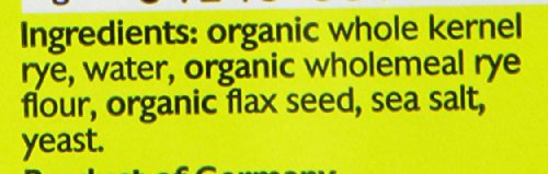 Mestemacher Organic German Bread - Flax Seed (17.6 Ounce)