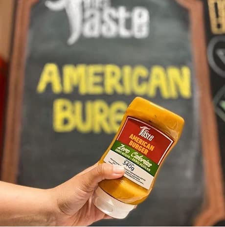 Mrs Taste Sugar Free American Burger, Zero Calories, Zero Sodium, Zero Sugar, High Fiber, Keto Friendly, Paleo Friendly, Condime