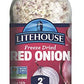 LITEHOUSE Freeze Dried Red Onion, Organic, Non-GMO, Gluten-Free, 0.6 Ounce (Pack of 6)