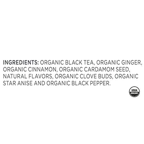 Tea Forte Organic Black Tea Bombay Chai, Makes 35-50 Cups, 4.23 Ounce Loose Leaf Tea Canister