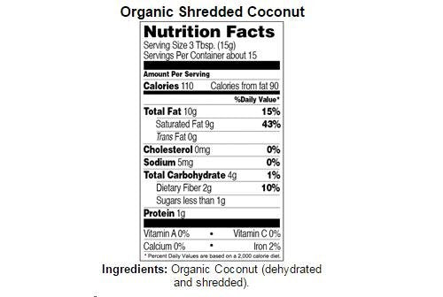 Shredded Coconut Lite 8.80 Ounces (Case Of 12)