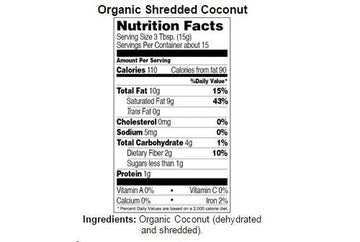 Shredded Coconut Lite 8.80 Ounces (Case Of 12)