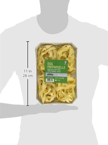 Compagnia Sanremo San Remo Italian Egg Pappardelle Pasta - Non-Gmo, Free Range Egg Traditional Pappardelle - 10 Oz (Pack Of 1) -