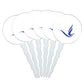 Zeta Phi Beta Sorority Secondary Cupcake Picks Toppers Decoration Set of 6