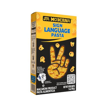 La Moderna, Sign Language, Pasta, En Alianza Con Texas Hands & Voices, Hecha Con Sémola De Trigo Durum, 7 Oz