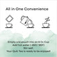 QuikTea Mint Ginger Chai Tea Latte Powder - 10 Count Single Box - All Natural & Preservative Free Instant Chai Tea Mix - Just Ad