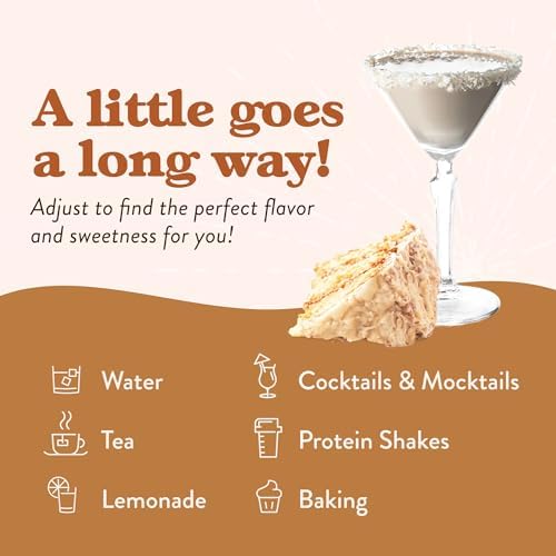 Jordans Skinny Syrups Sugar Free Coffee Syrup, Italian Wedding Cake Flavor, 25.4 Fl Oz, Gluten Free, Keto Friendly