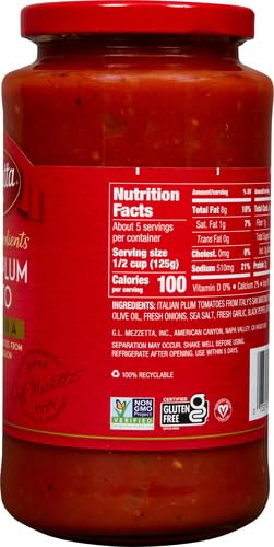 MEZZ ITAL PLM TOM SAUCE ( 6 X 24 OZ   )