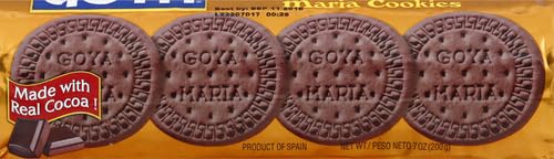 Goya Foods Maria Cookies Chocolate, 7 Ounce (Pack Of 16)
