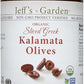 Jeffs Naturals Organic Sliced Greek Kalamata Olives - 7 oz
