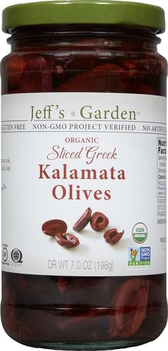 Jeffs Naturals Organic Sliced Greek Kalamata Olives - 7 oz
