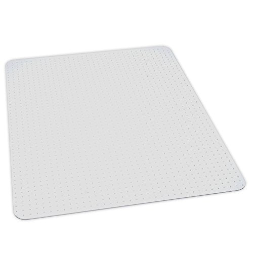 Chair Mat For Carpet- Low Pile, 46 By 60-Inch Rectangle, Clear Vinyl