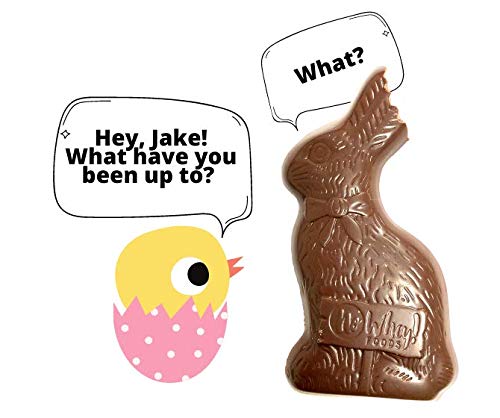 Vegan, Gluten Free Jake The Milkless Chocolate Easter Bunny | Allergy Friendly | Dairy Free, Nut Free, Peanut Free, Soy Free, Sesame Free