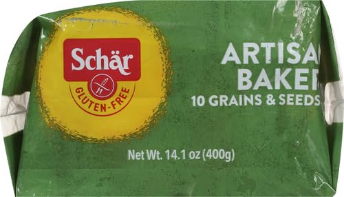 Schar Gluten Free Artisan Baker 10 Grain & Seeds Bread, 6 Count