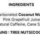 Flova Grapefruit Energy Drink, All Natural, Electrolytes And Minerals From Coconut Water, 4 Simple Easy To Pronounce Ingredients