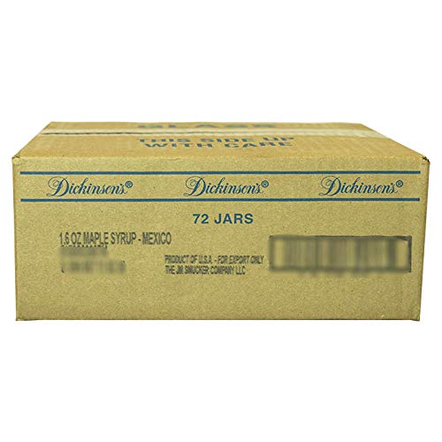 Dickinson'S Pure Maple Syrup, 1.6 Ounce (Count Of 72) Pack Of 1