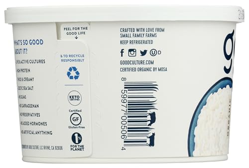 Good Culture Organic Classic Cottage Cheese, 16 oz