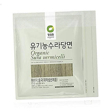 Chung Jung One Organic Sura Vermicelli Sweet Potato Glass Noodle 14.10 Oz(Pack Of 1)
