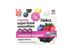 Noka Organic Superfood Fruit Smoothie Pouches – Super Berry (12 Count) | Vegan, Gluten-Free, Dairy-Free, No Added Sugar | Plant Protein & Flax Seed Healthy Snack