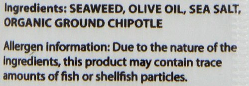 Seasnax Grab And Go Seaweed, Spicy Chipotle, 0.18 Ounce (Pack Of 24)