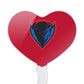 GRAPHICS & MORE Cupcake Picks Set of 6, Acrylic, DePaul University, Heart Love Design, One Size