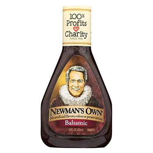 Newman's Own Balsamic Vinegar Salad Dressing 16 oz (Pack of 6)